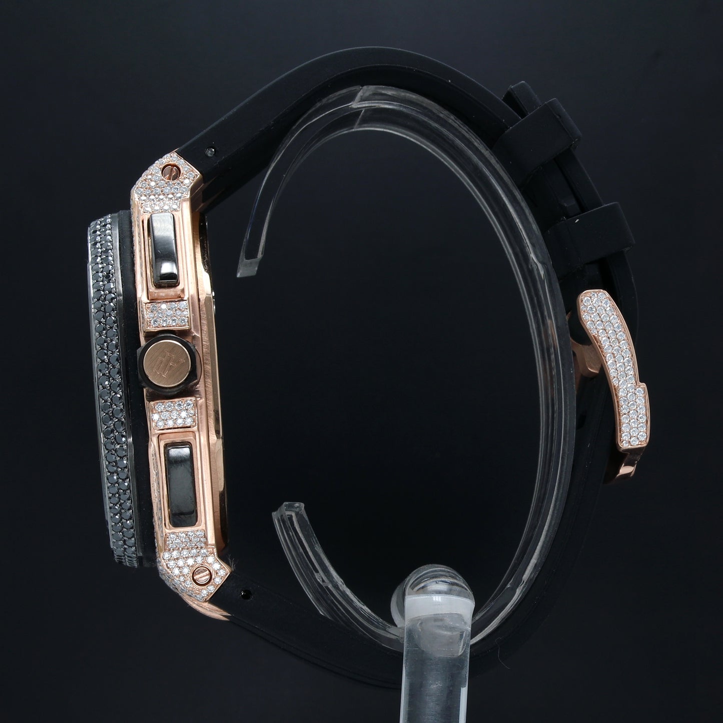 Luxury Men's Watch AP White & Rose