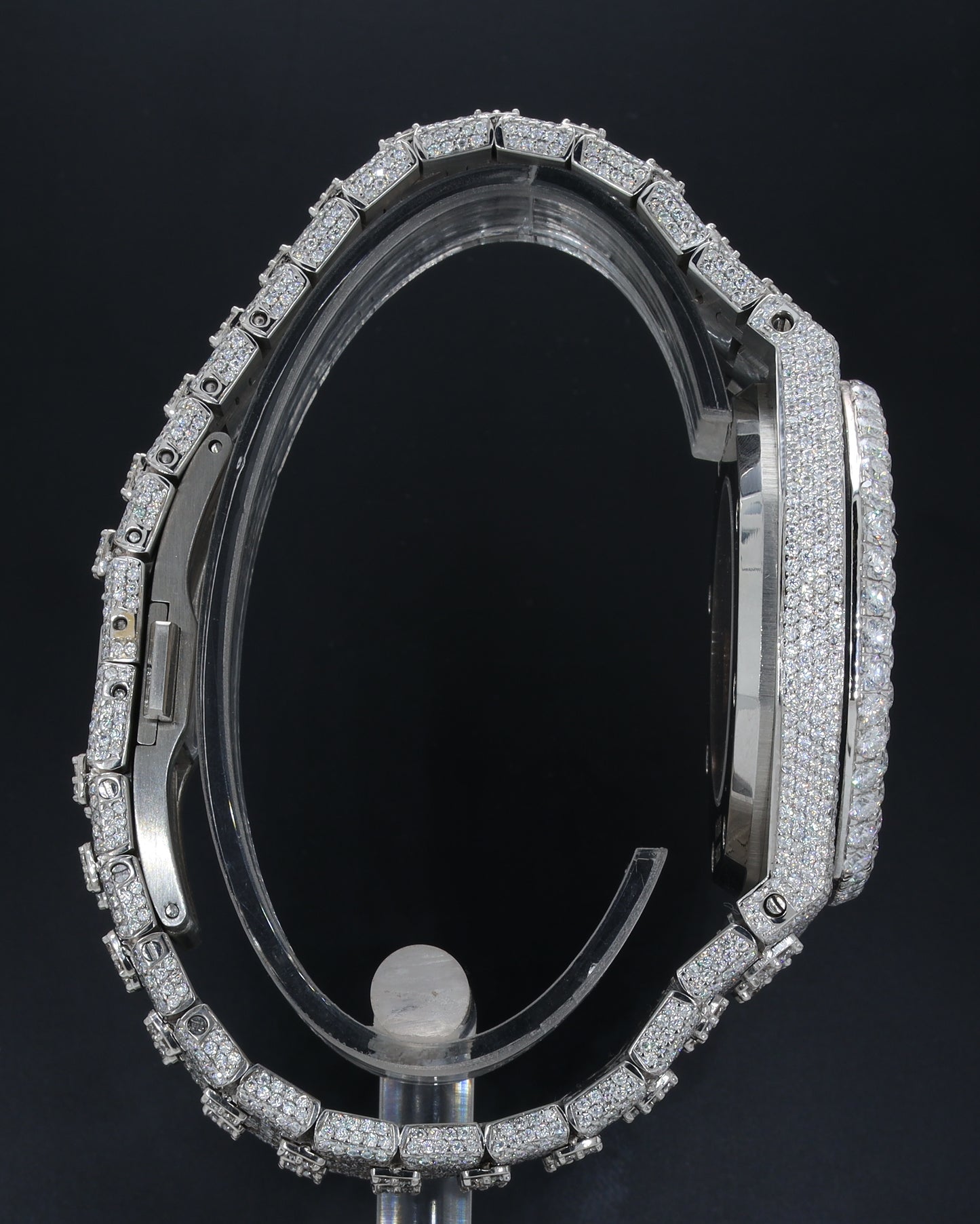 Luxury Men's Watch AP White With Belt Collet