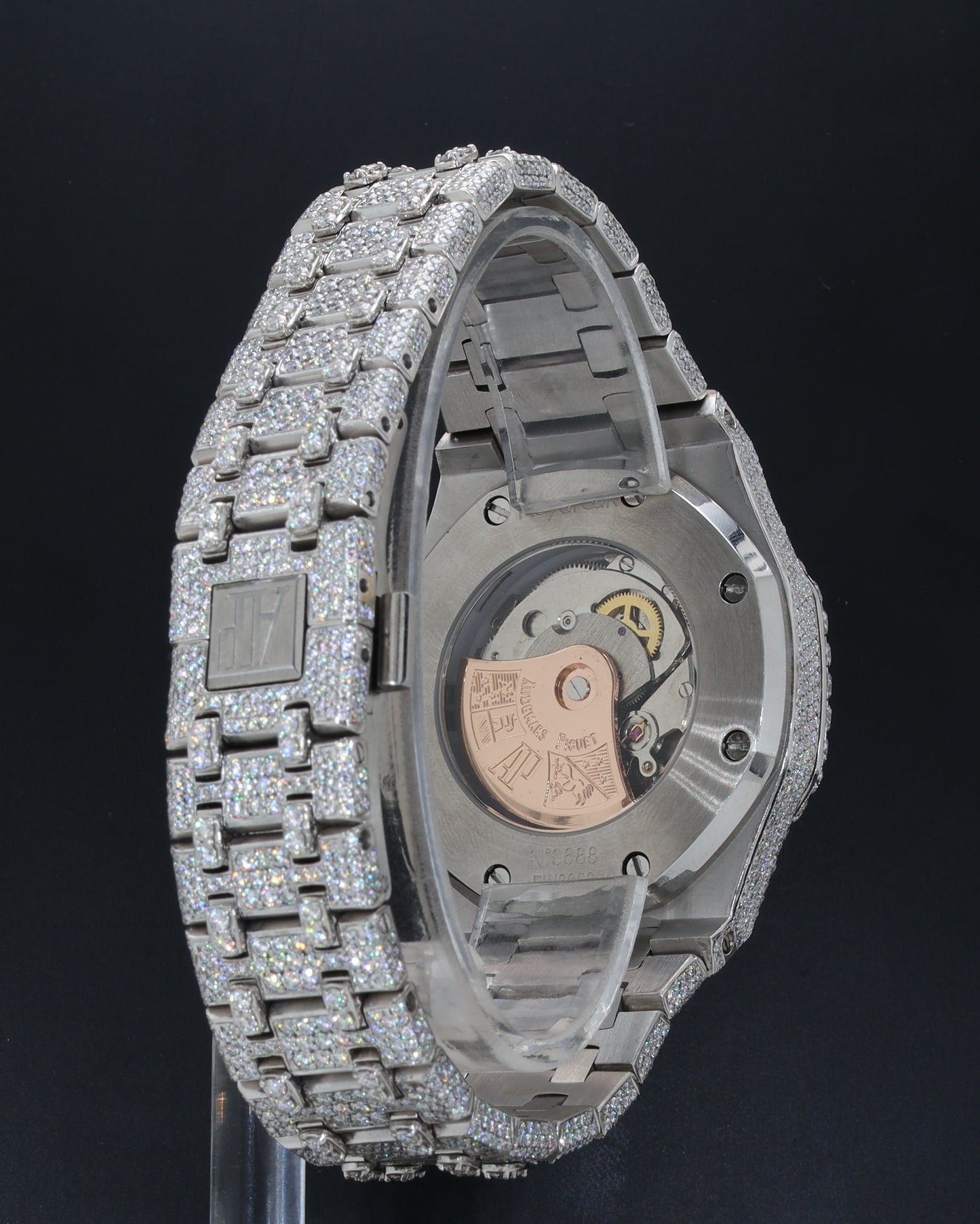 Luxury Men's Watch AP White With Belt Collet