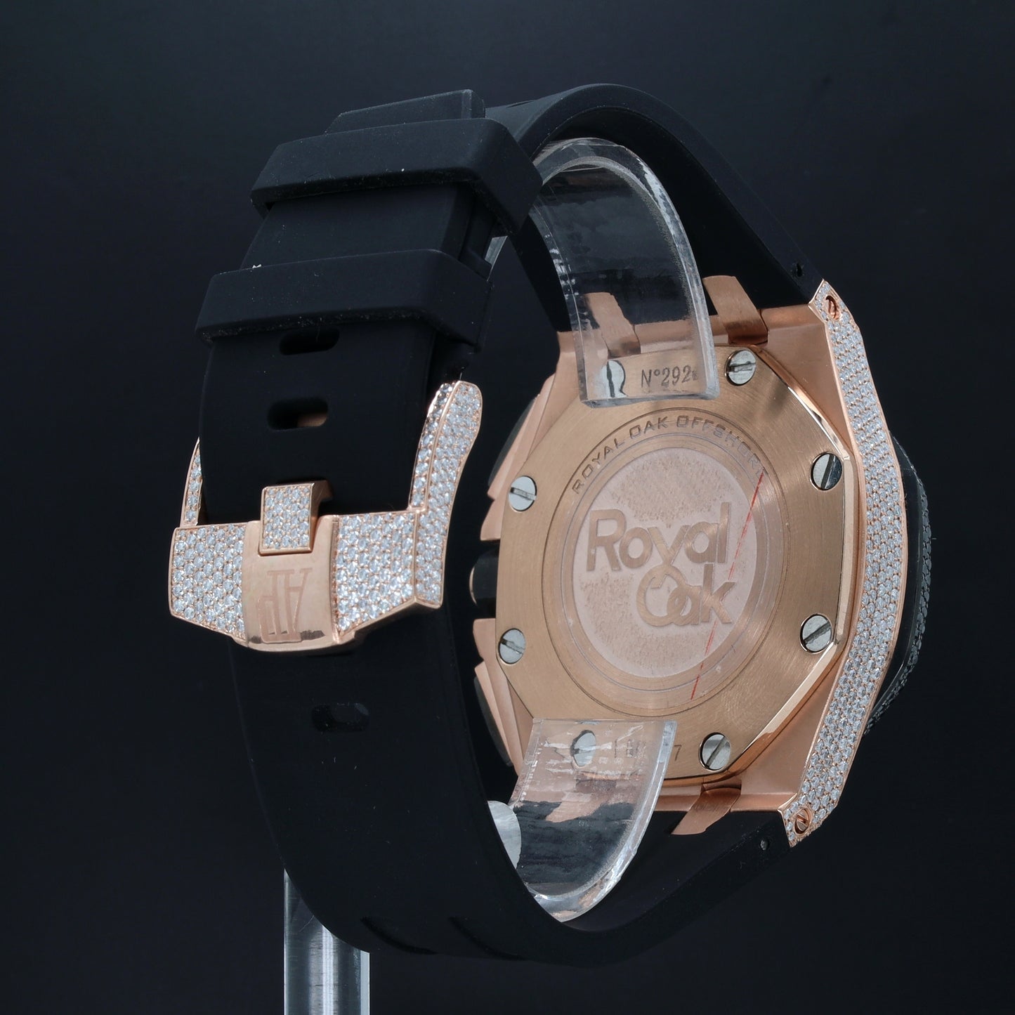 Luxury Men's Watch AP White & Rose