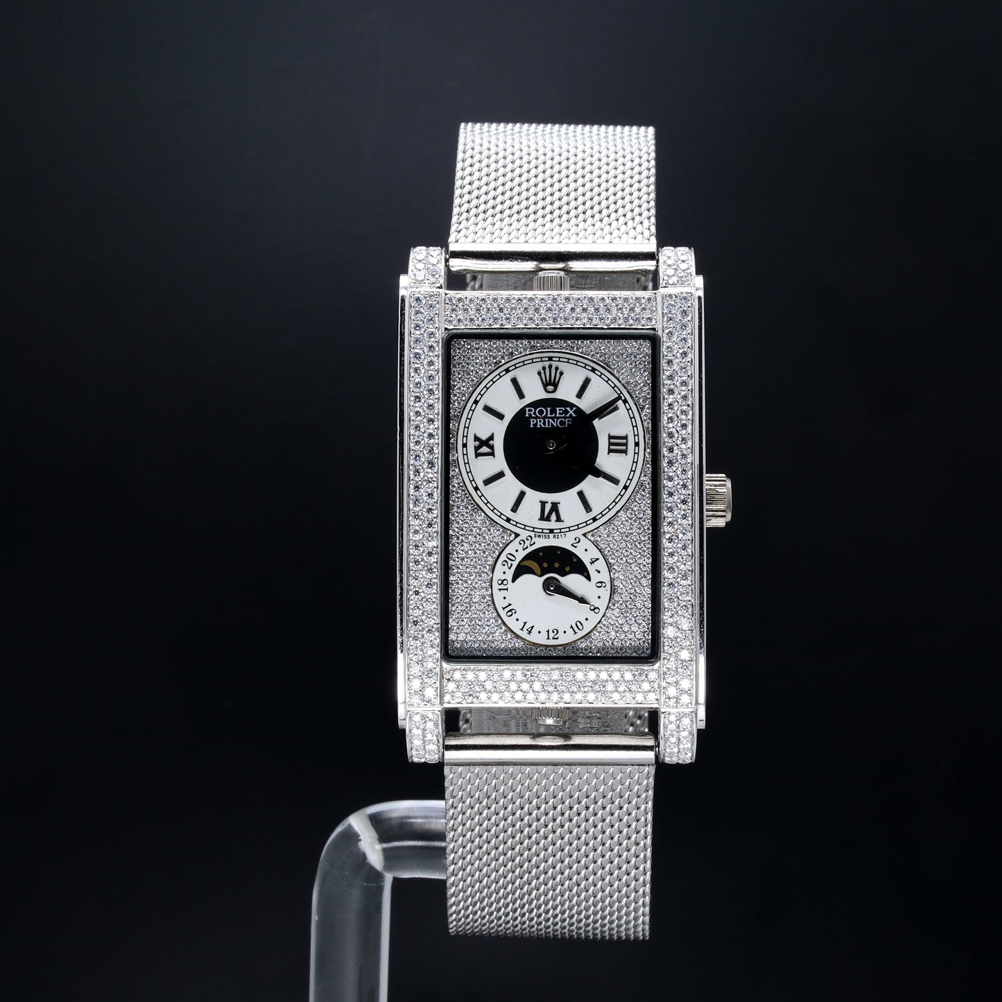 Luxury Men's Diamond Watch Rolex Prince