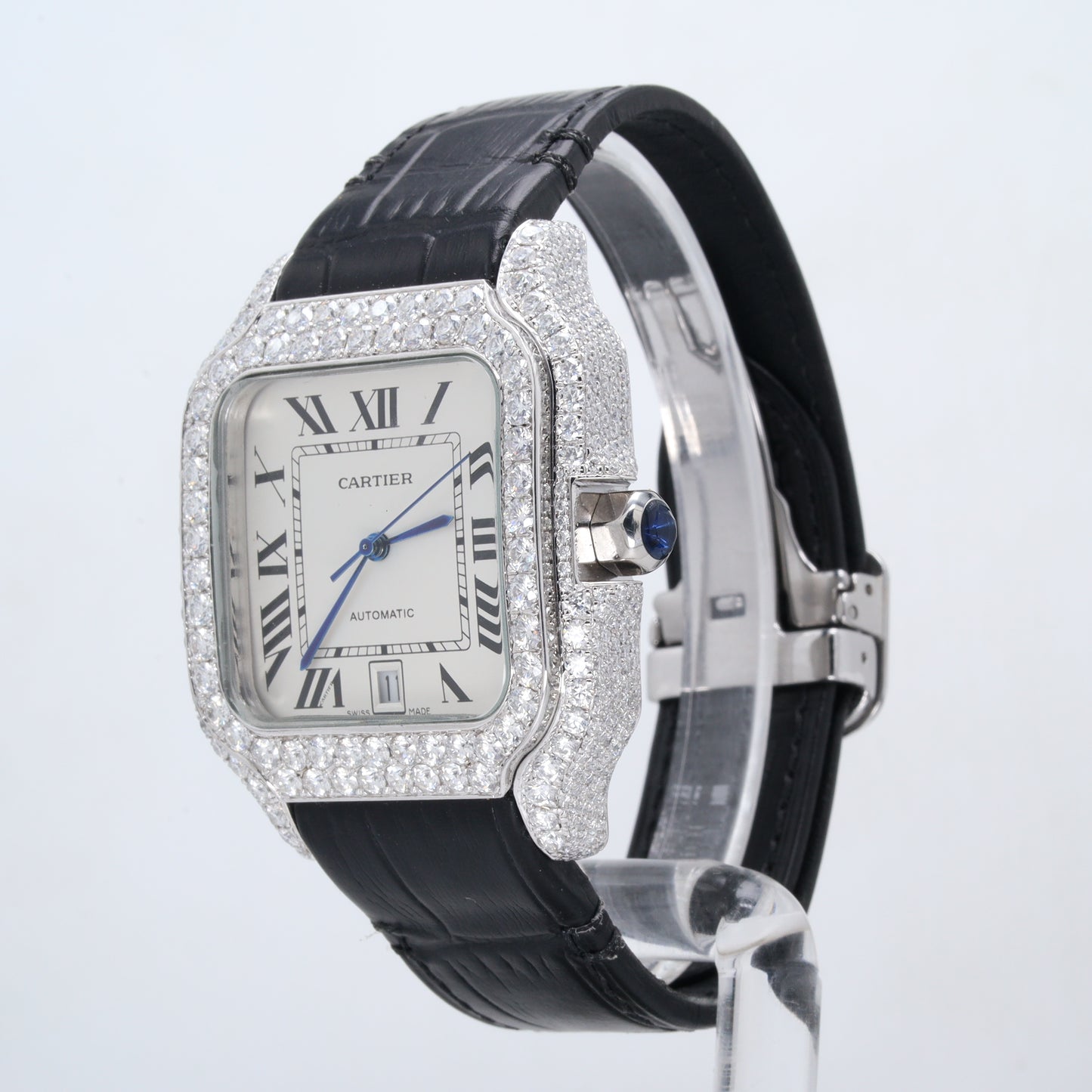 Luxury Men's Diamond Watch Cartier