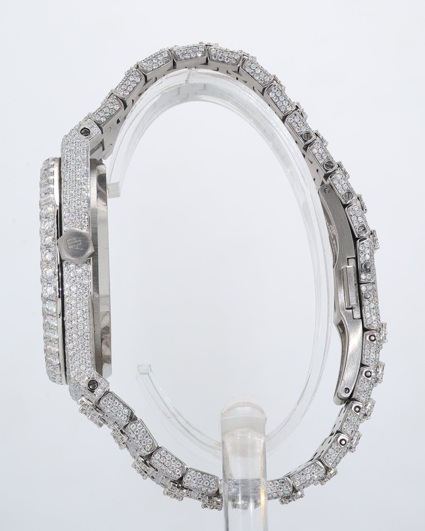 Luxury Men's Watch AP White With Belt Collet