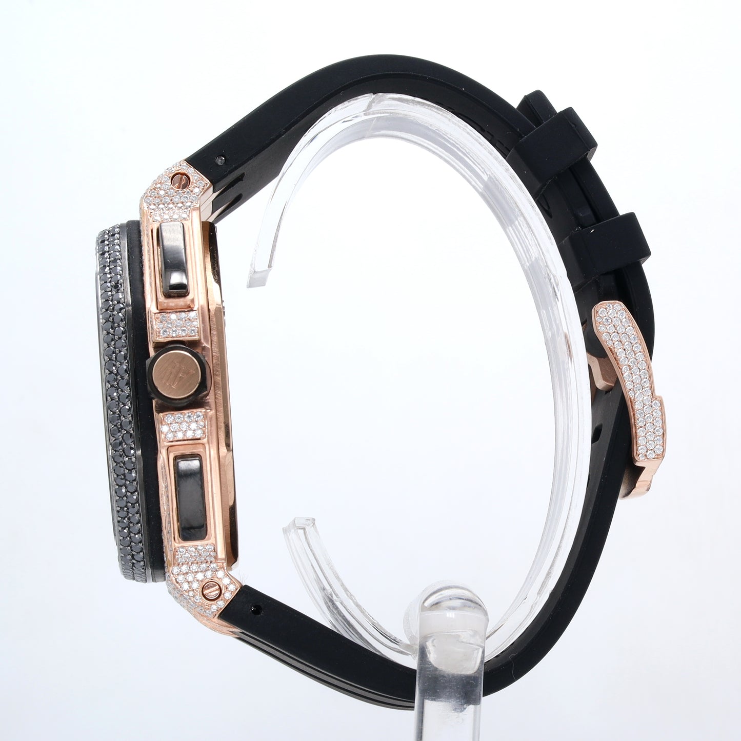 Luxury Men's Watch AP White & Rose