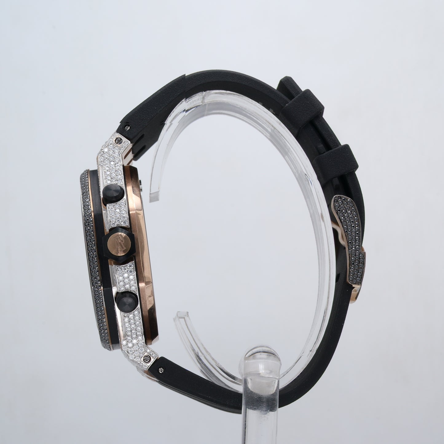 Luxury Diamond Watch Ap Gray