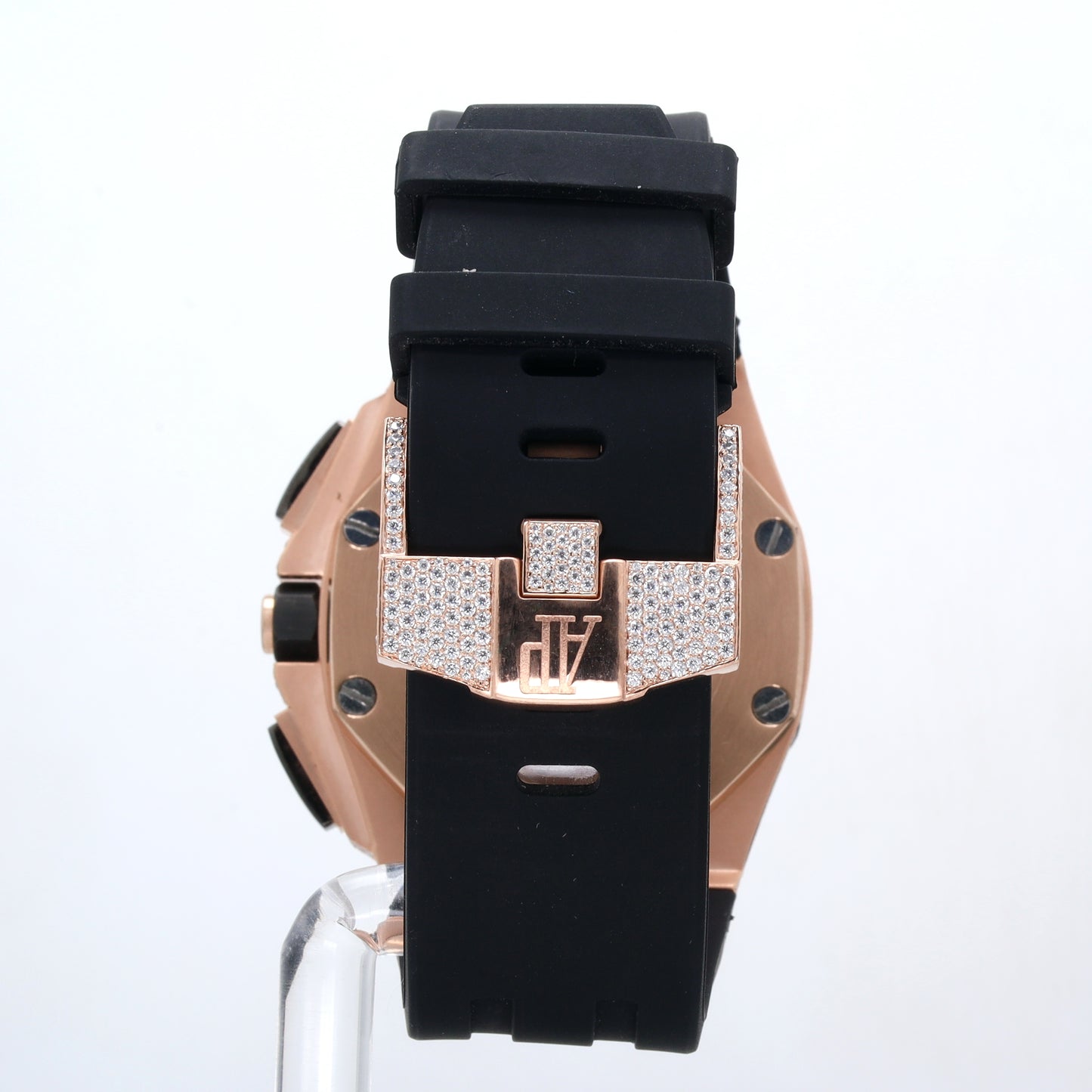 Luxury Men's Watch AP White & Rose