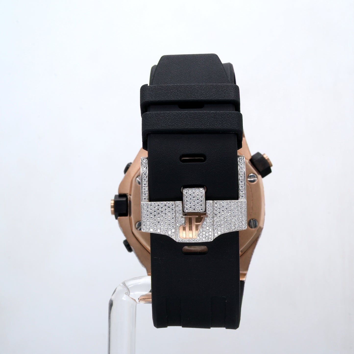 Luxury Diamond Watch Ap Pink