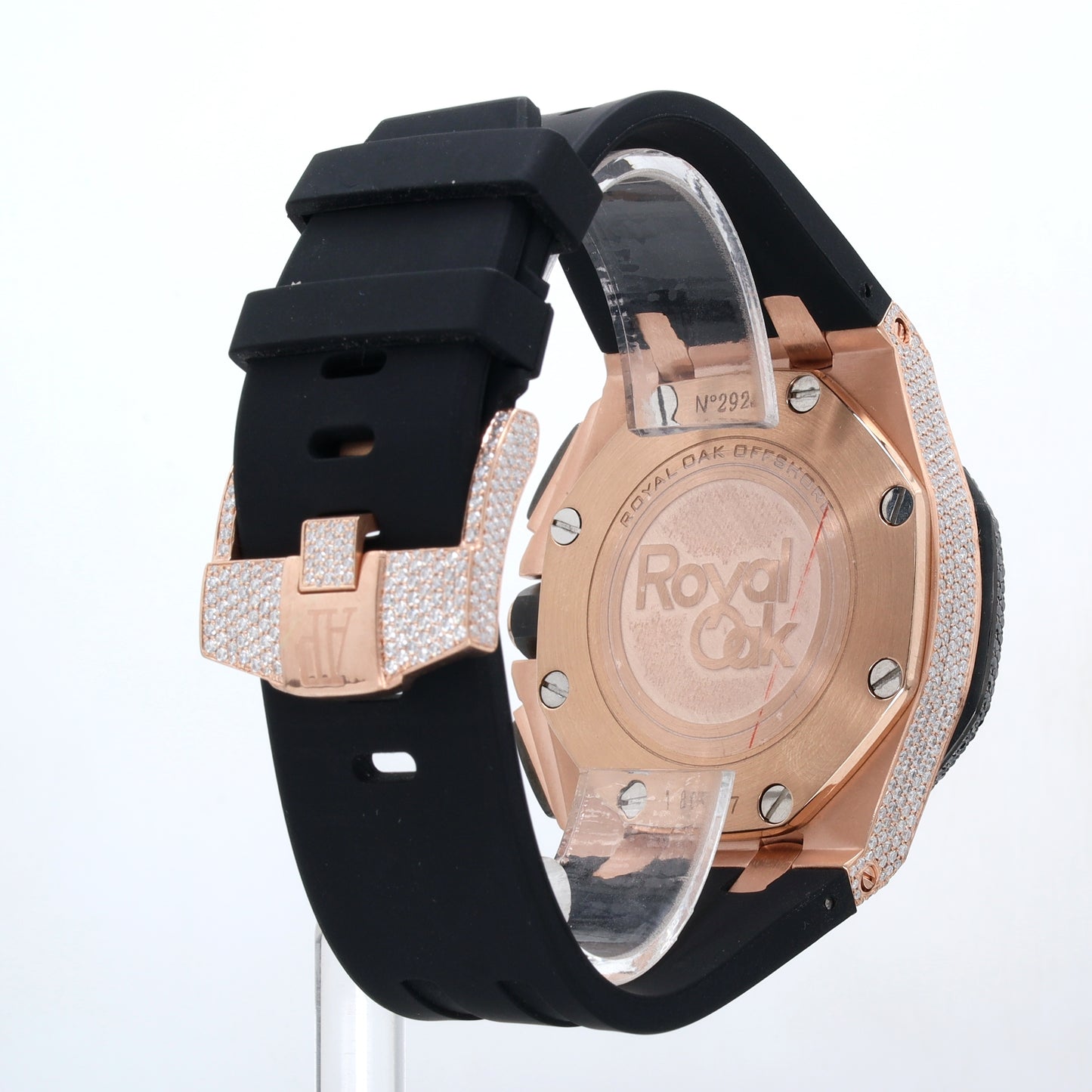 Luxury Men's Watch AP White & Rose