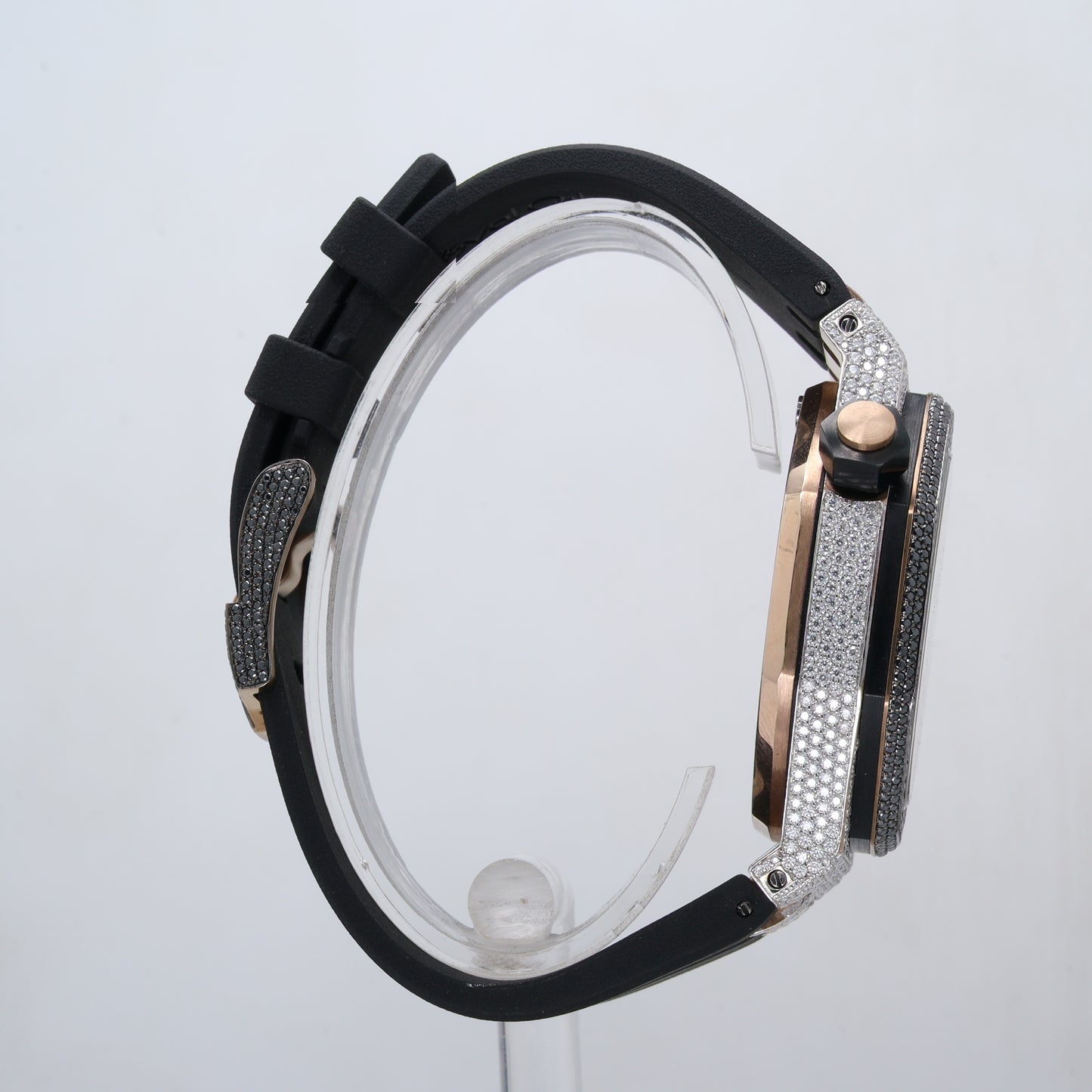Luxury Diamond Watch Ap Gray