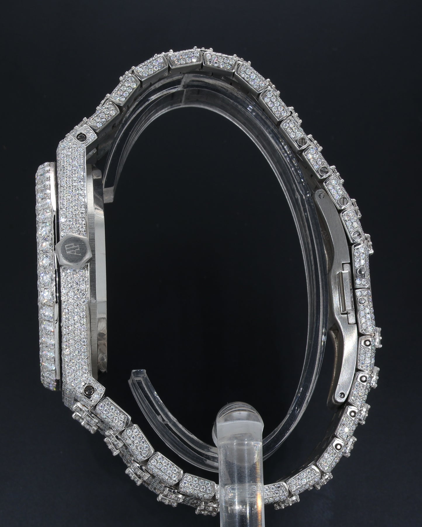 Luxury Men's Watch AP White With Belt Collet