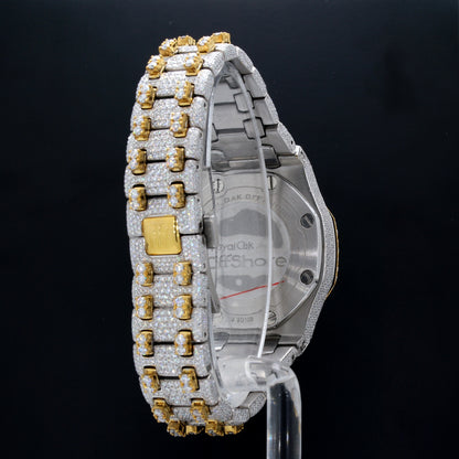 Luxury Men's Watch  AP Yellow & White