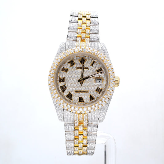 Luxury Men's  Diamond  Watch  Rolex