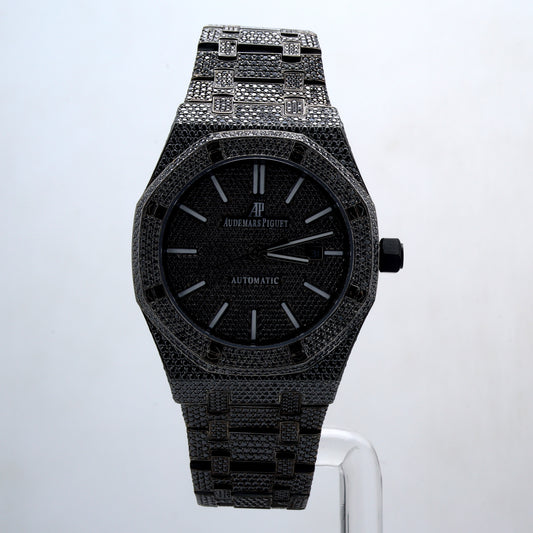 Luxury Diamond Watch AP Black