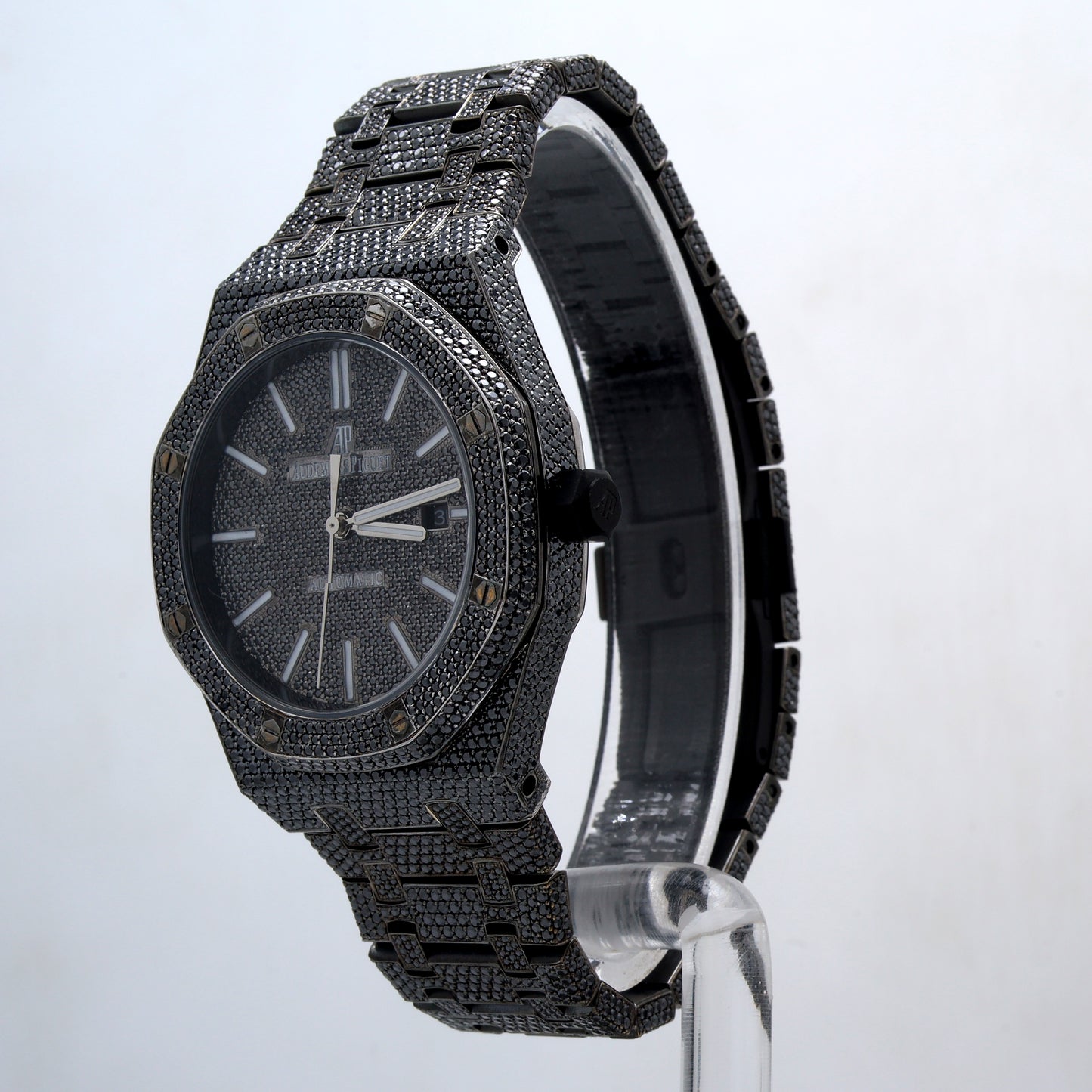 Luxury Diamond Watch AP Black