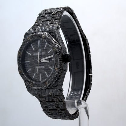 Luxury Diamond Watch AP Black