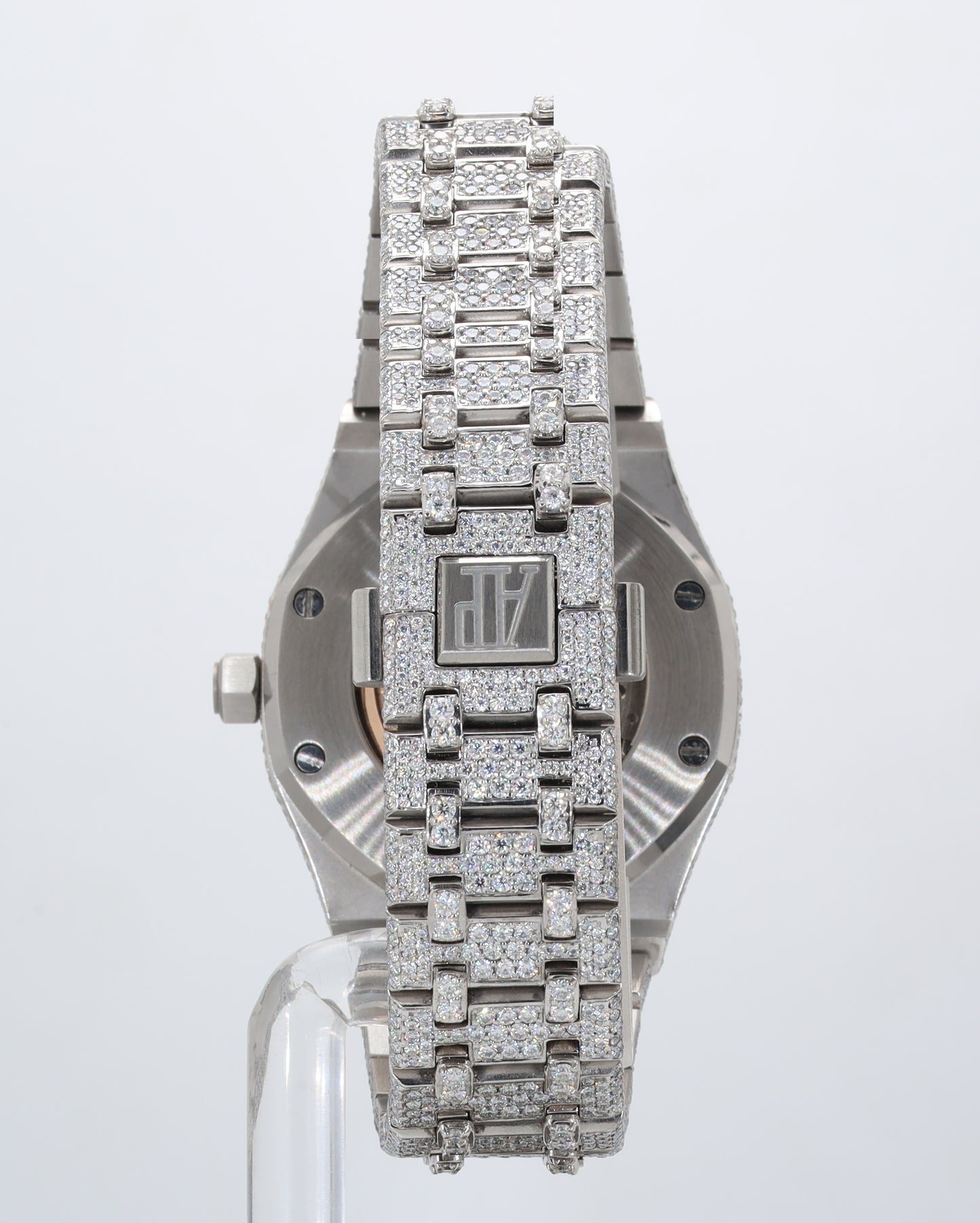 Luxury Men's Watch  AP White With Belt Collet