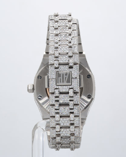 Luxury Men's Watch  AP White With Belt Collet