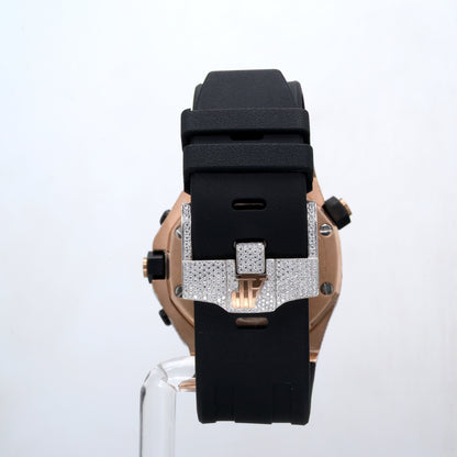 Luxury Diamond   Watch Ap Pink