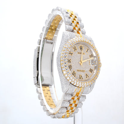 Luxury Men's  Diamond  Watch  Rolex