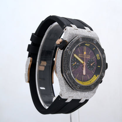 Luxury Diamond   Watch Ap Pink