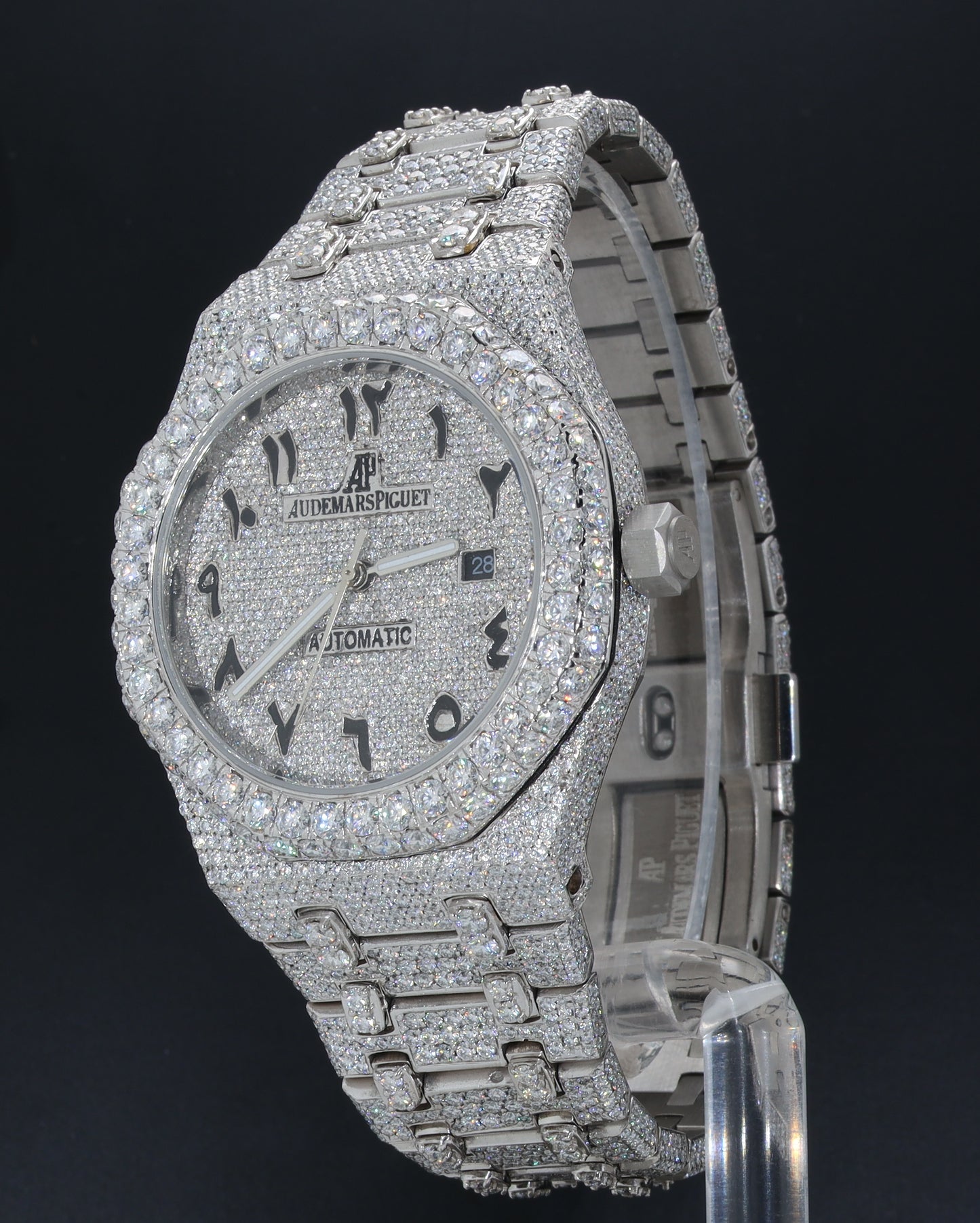 Luxury Men's Watch  AP White With Belt Collet