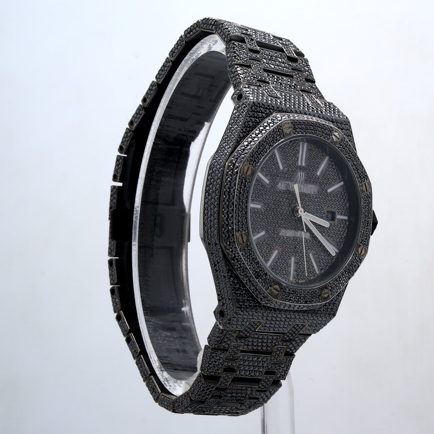 Luxury Diamond Watch AP Black