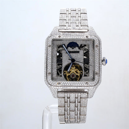 Luxury Men's  Watch Diamond    Cartier White ..