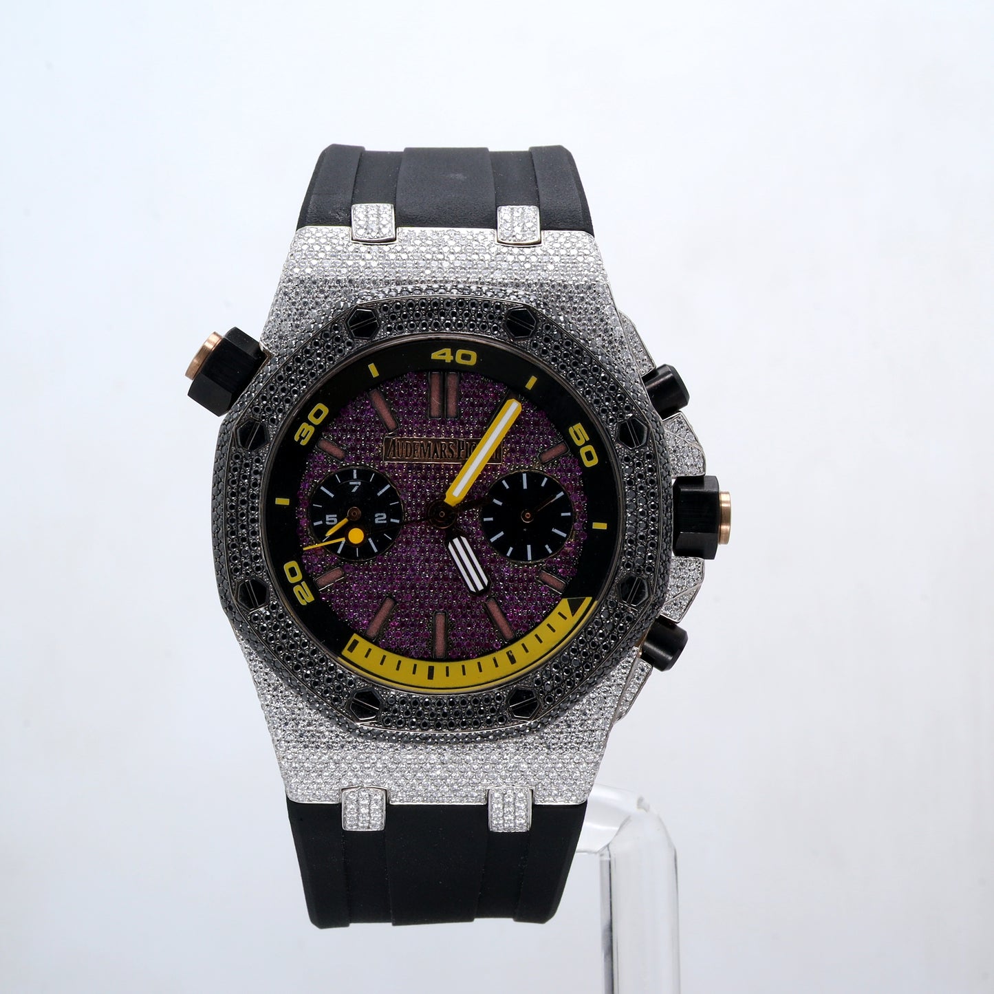 Luxury Diamond   Watch Ap Pink