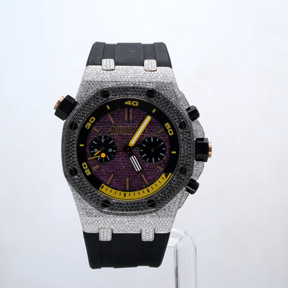 Luxury Diamond   Watch Ap Pink